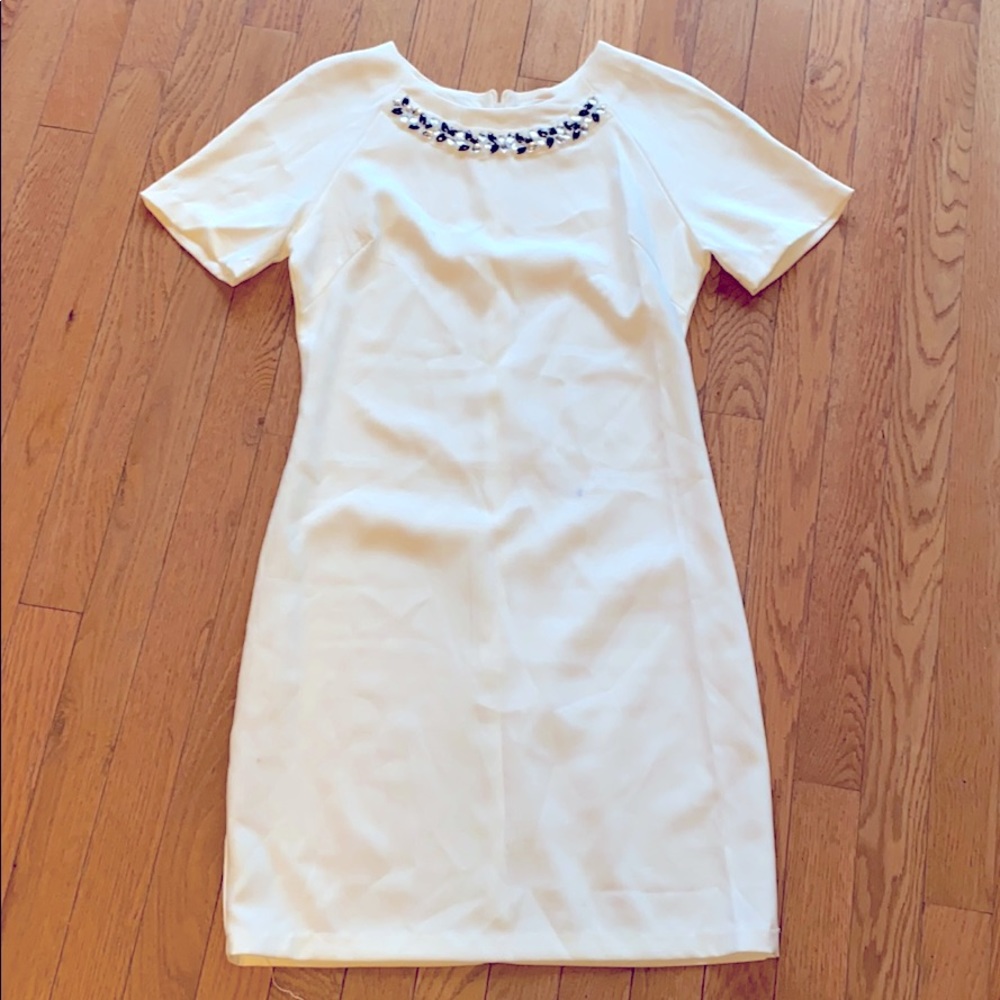 White embellished dress